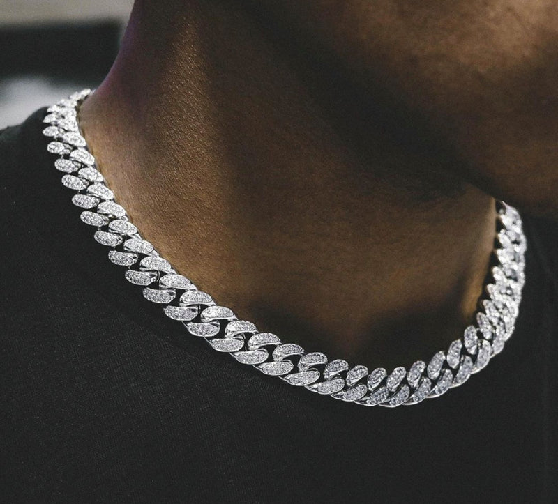 12MM ICED OUT CLASSIC CUBAN LINK