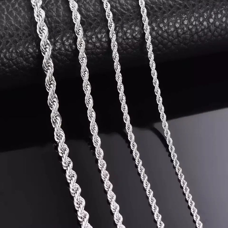 ROPE CHAIN SILVER 4MM