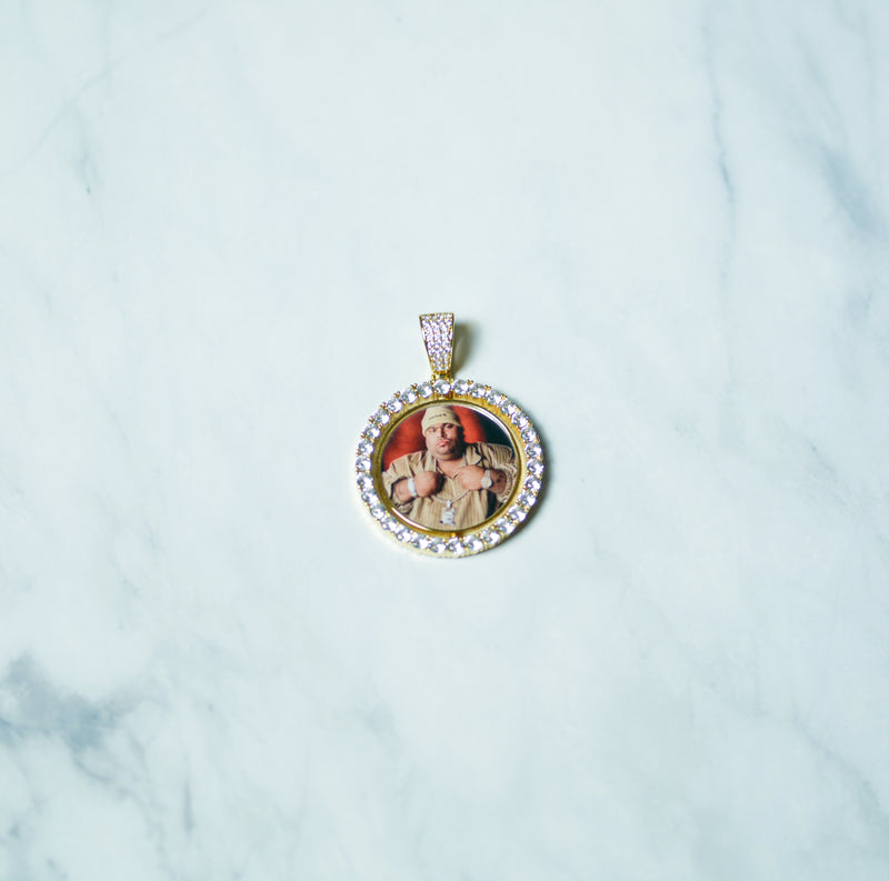 Custom Spinning Photo Pendant