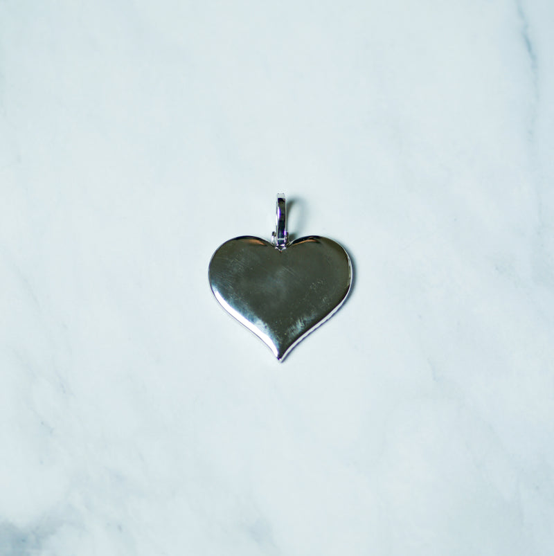 Custom Heart Shaped Photo Pendant