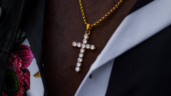 Cross Pendant Iced