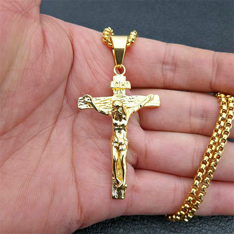 jesus cross gold