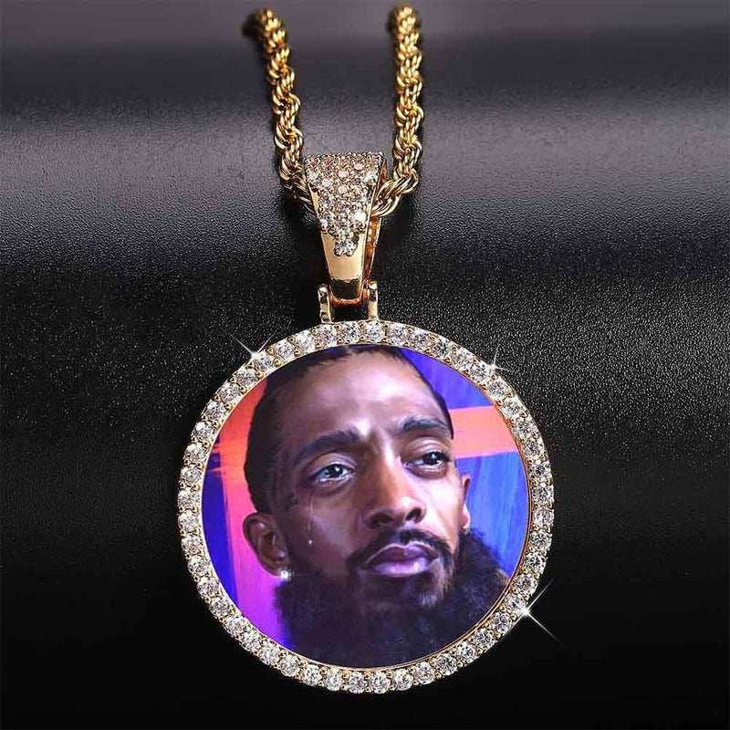 Custom Photo Pendant Solid Backs